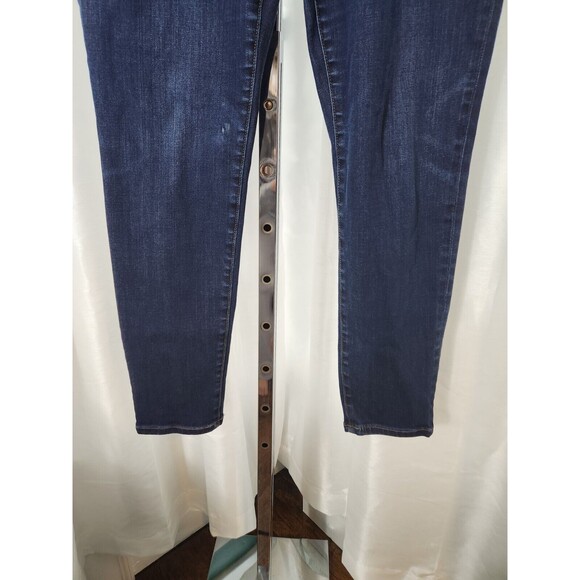 Madewell 9" Mid Rise Skinny Jeans Blue Pants Womens Size 32 Dark Wash Denim - Picture 6 of 15